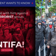 Illustration for article titled Trump Uses Stock Photo to Accuse Americans of Being Antifa 'Terrorists' on Facebook